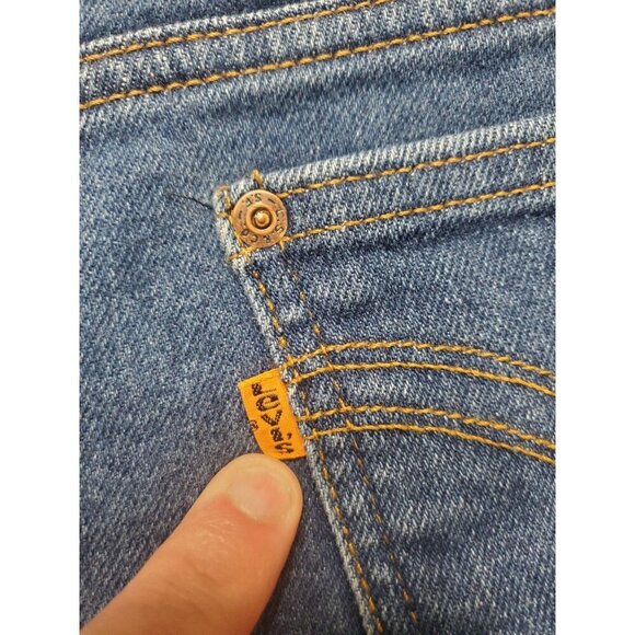 Levis With A Skosh More Comfort Jeans Men's Size 44 Orange Tab USA 80's Vintage - Picture 7 of 11